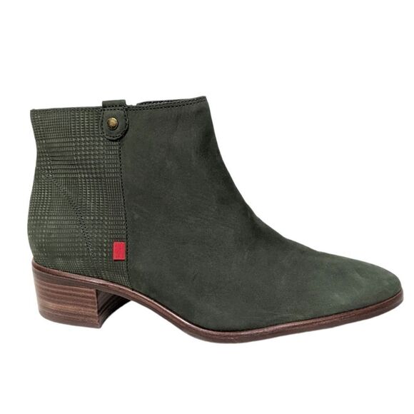 NWOB MARC JOSEPH Lenox Suede Leather Plaid Booties 10 - Picture 1 of 11